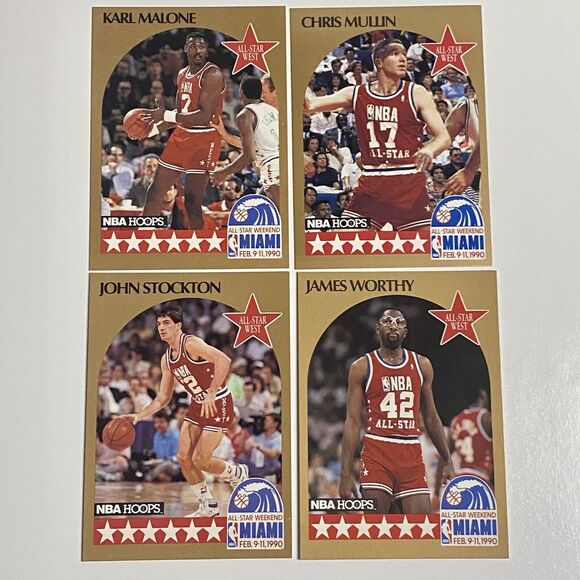 1990-91 Basketball Hoops All-Star Weekend 20 Card Set Barkley Dumars & many HOF - Picture 6 of 7